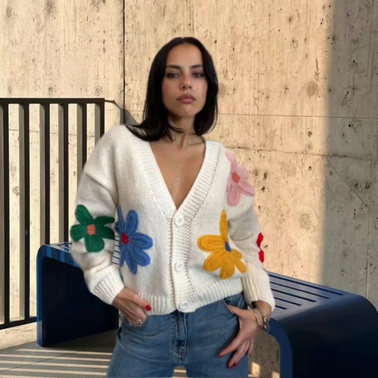 flower power sweater